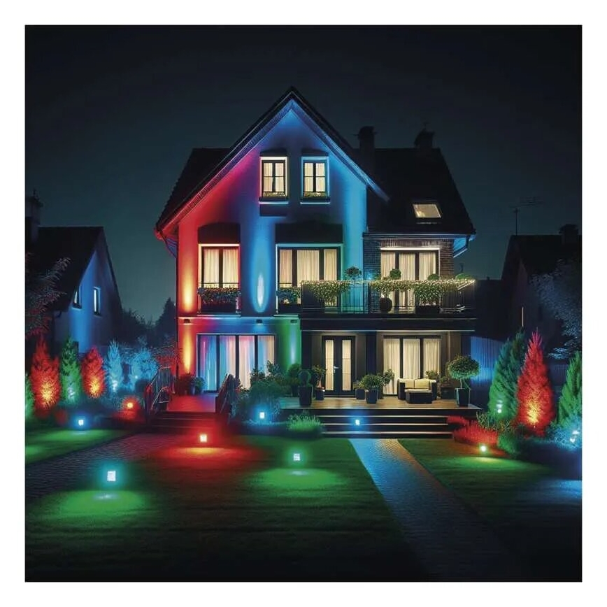 LED RGB+CCT Pritemdomas prožektorius GoSmart LED/50W/230V 3000-6500K IP65 Wi-Fi Tuya