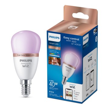 LED RGB dimeriuojama lemputė Philips SMART P45 E14/4,9W/230V 2200-6500K CRI 90