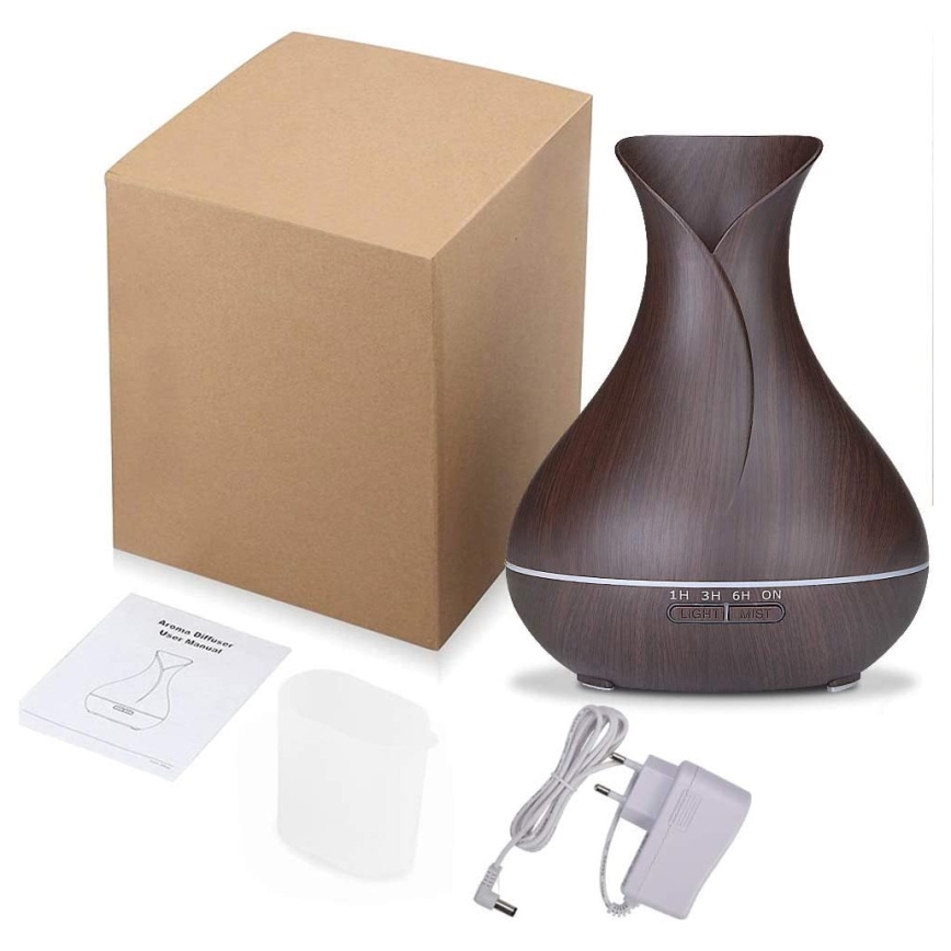 LED RGB Drėkintuvas ir oro jonizatorius 400 ml