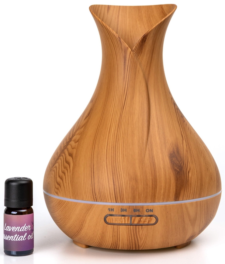 LED RGB Drėkintuvas ir oro jonizatorius 400 ml