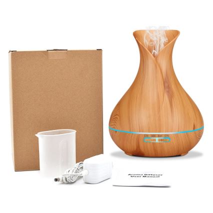 LED RGB Drėkintuvas ir oro jonizatorius 400 ml