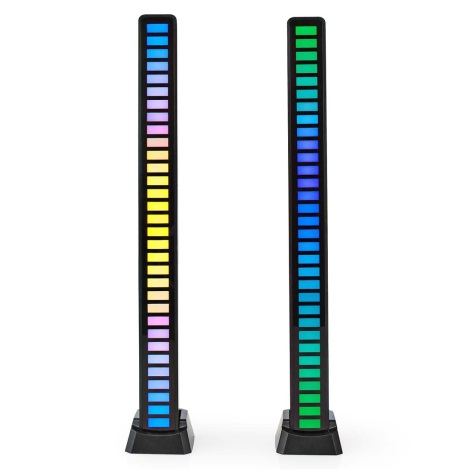 LED RGB Įkraunama stalinė lempa LED/250 mAh