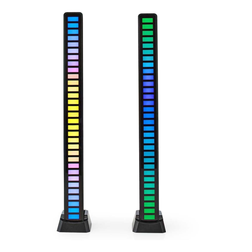 LED RGB Įkraunama stalinė lempa LED/250 mAh