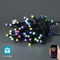 LED RGB Lauko kalėdinė girlianda 42xLED/8 funkcijų 8m IP65 Wi-Fi Tuya