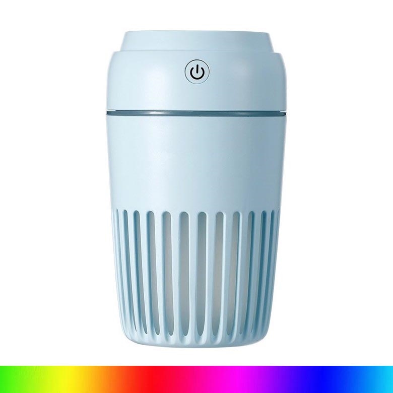 LED RGB Oro drėkintuvas 300 ml LED/2W/5V mėlynas