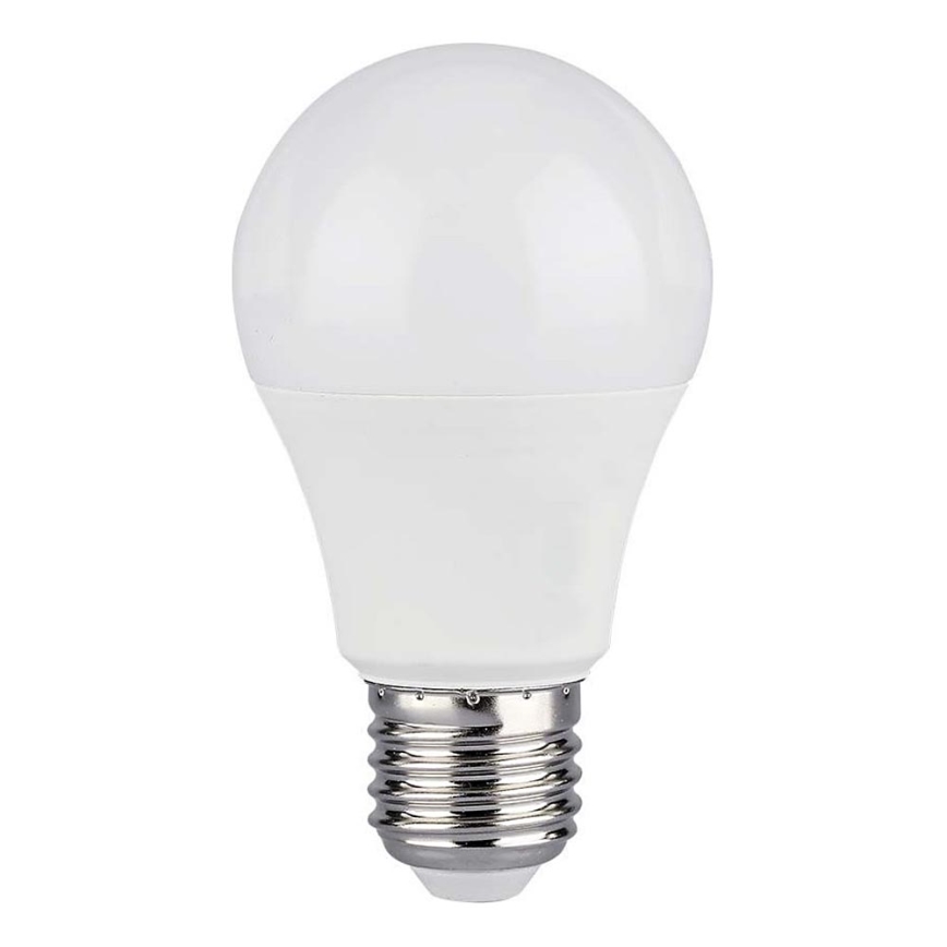 LED RGB pritemdoma elektros lemputė A60 E27/8,5W/230V 4000K + nuotolinio valdymo pultas
