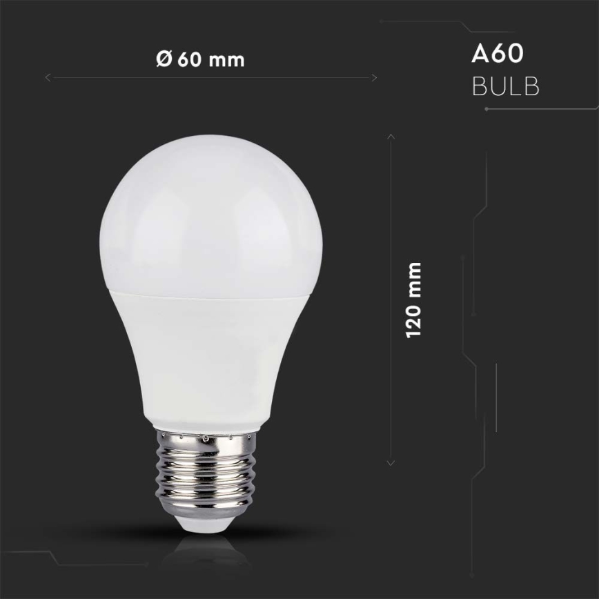 LED RGB pritemdoma elektros lemputė A60 E27/8,5W/230V 4000K + nuotolinio valdymo pultas