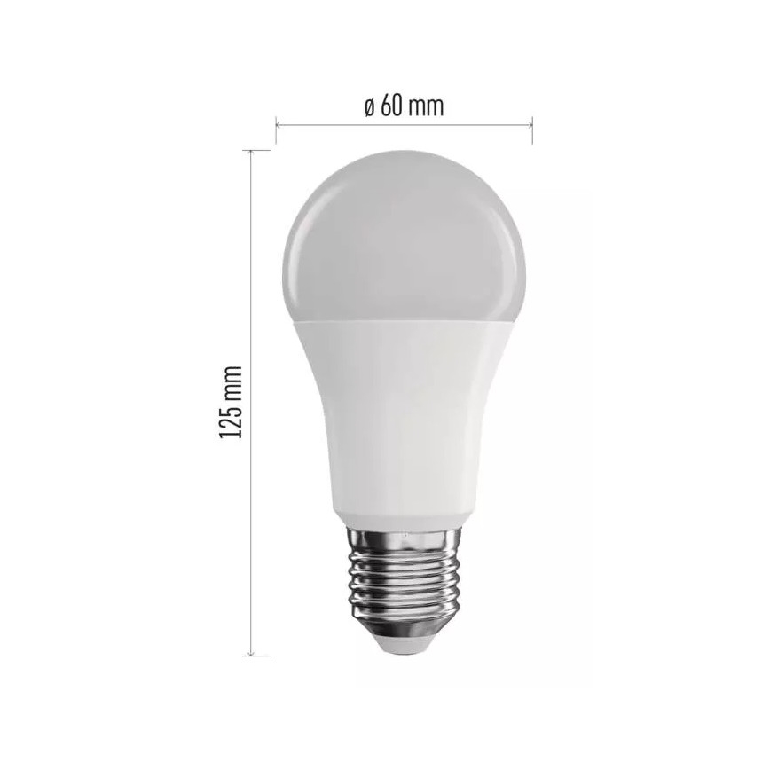 LED RGB pritemdoma elektros lemputė GoSmart A60 E27/11W/230V 2700-6500K Wi-Fi Tuya