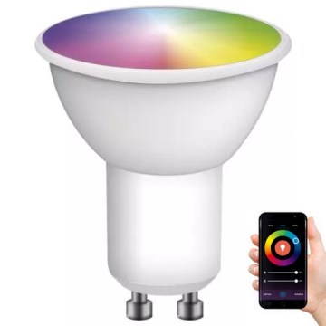 LED RGB pritemdoma elektros lemputė GoSmart MR16 GU10/4,8W/230V 2700-6500K Wi-Fi Tuya