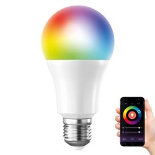 LED RGB Pritemdoma elektros lemputė SMART WIFI E27/10W/230V
