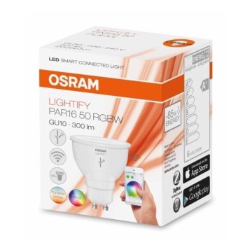 LED RGB Pritemdoma lemputė LIGHTIFY GU10 / 6W / 230V 2700-6500K - Osram
