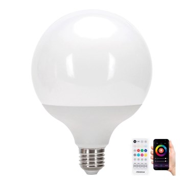 LED RGB pritemdoma lemputė MESH G120 E27/18W/230V 6500K + nuotolinis valdymas - Aigostar