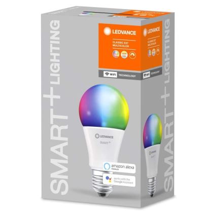 LED RGB Pritemdoma lemputė SMART + E27 /9W/230V 2700K-6500K - Ledvance