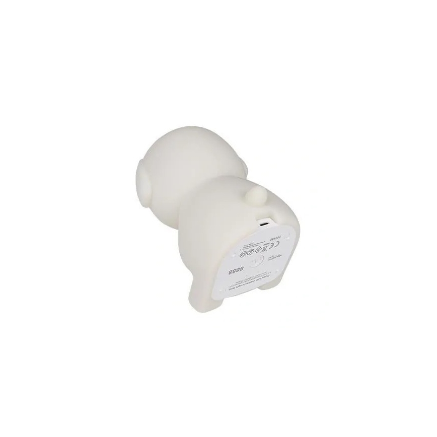 LED RGBW Pritemdomas įkraunamas vaikiškas naktinis šviestuvas LED/2,5W/5V 3000K 1200 mAh Šuo
