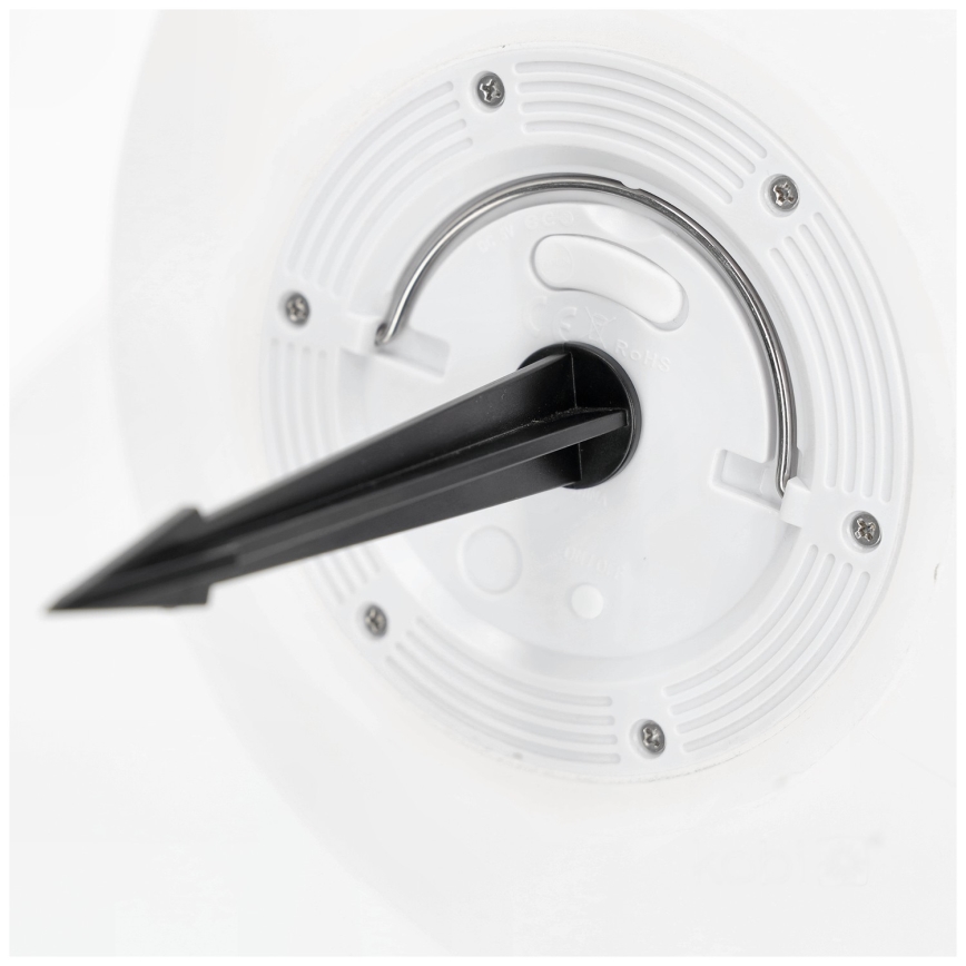 LED RGB Pritemdomas saulės lempa GARDEN BALL LED/5W/3,7V 3000K IP54 2200 mAh diametras 30 cm + nuotolinio valdymo pultas