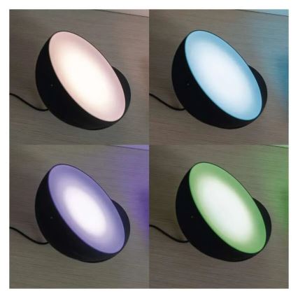 LED RGB Pritemdomas stalinis šviestuvas GoSmart LED/7W/230V Wi-Fi juoda