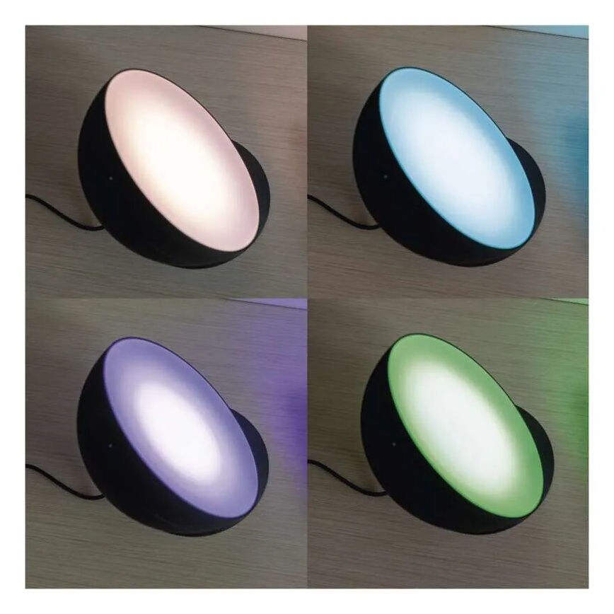 LED RGB Pritemdomas stalinis šviestuvas GoSmart LED/7W/230V Wi-Fi juoda