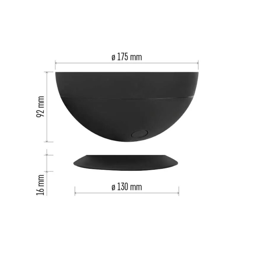 LED RGB Pritemdomas stalinis šviestuvas GoSmart LED/7W/230V Wi-Fi juoda