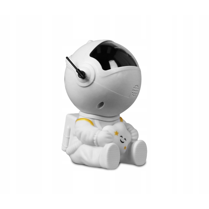 LED RGB projektorius LED/5W/5V astronautas + nuotolinis valdymas