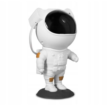 LED RGB projektorius LED/5W/5V astronautas + su nuotoliniu pulteliu