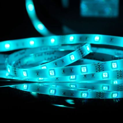 LED RGB Reguliuojama juosta laukui 5m LED/14W/12V IP65 + VP
