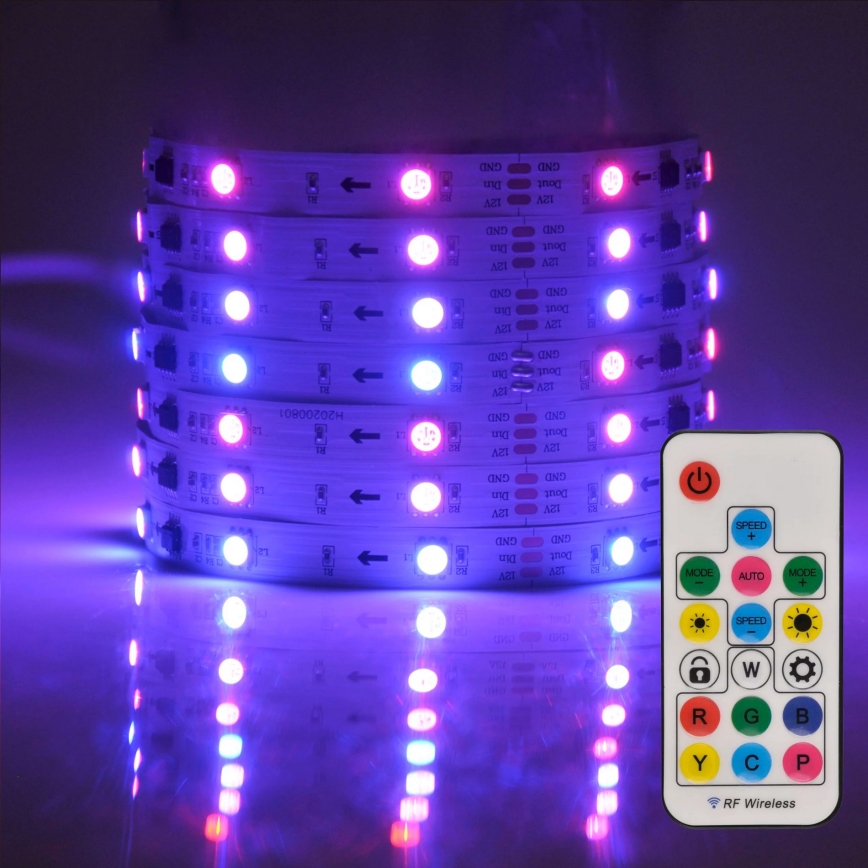 LED RGB Reguliuojama juosta MAGIC 2 m LED/12W/230V + VP