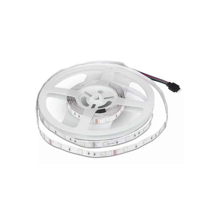 LED RGB Reguliuojama juostelė 2x5m LED/48W/230V + nuotolinio valdymo pultas