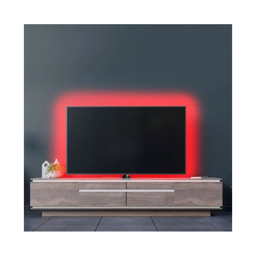 LED RGB Reguliuojama juostelė 2x5m LED/48W/230V + nuotolinio valdymo pultas