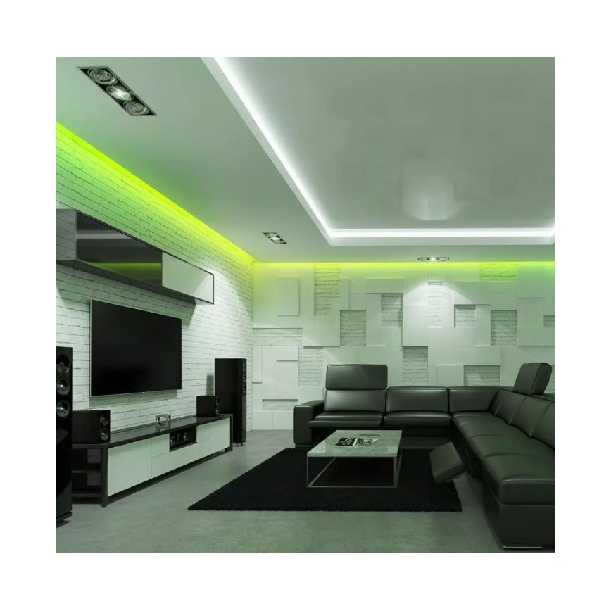 LED RGB Reguliuojama juostelė 2x5m LED/48W/230V + nuotolinio valdymo pultas