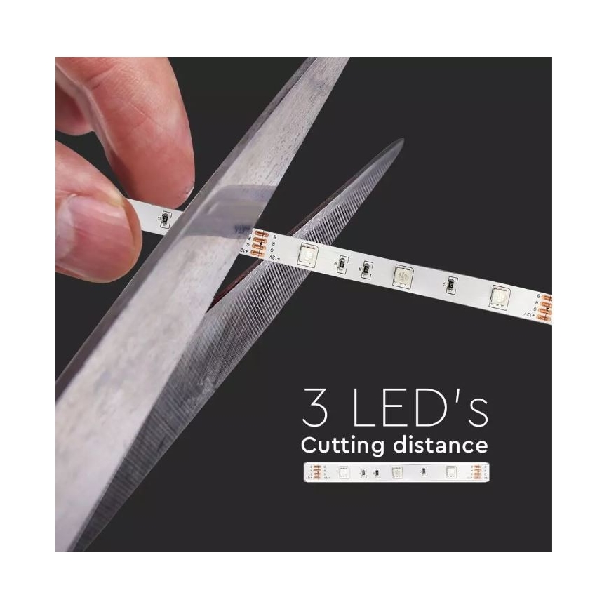 LED RGB Reguliuojama juostelė 2x5m LED/48W/230V + nuotolinio valdymo pultas