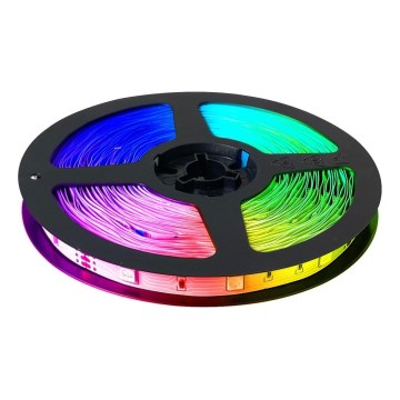 LED RGB Reguliuojama juostelė LED/26W/230V 20 m + nuotolinio valdymo pultas
