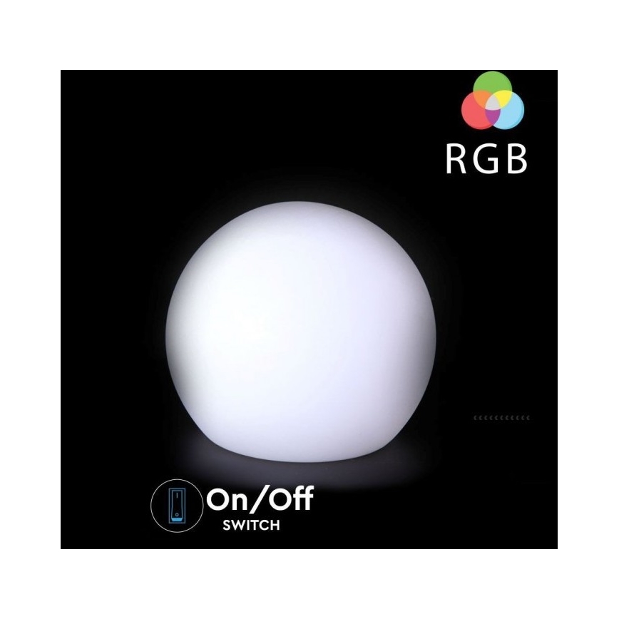 LED RGB Reguliuojama lauko lempa LED/1W/230V 30cm IP67