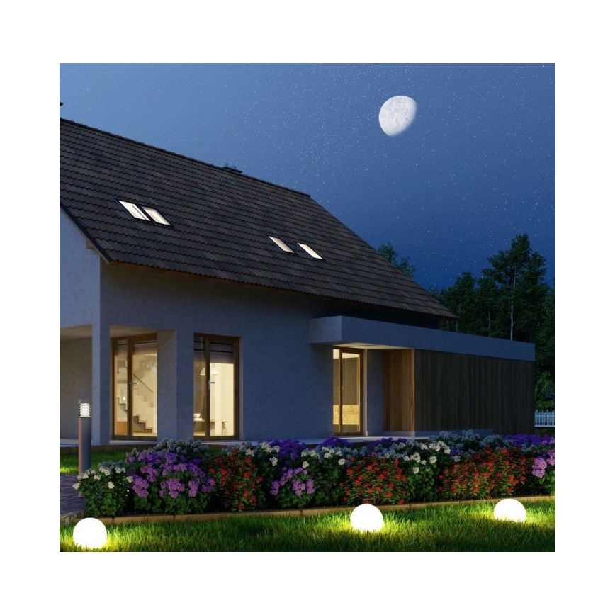 LED RGB Reguliuojama lauko lempa LED/1W/230V 30cm IP67