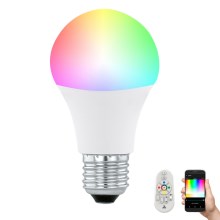 LED RGB Reguliuojama lemputė CONNECT E27/9W + valdymo pultas - Eglo