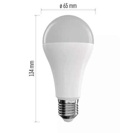 LED RGB reguliuojama lemputė GoSmart A65 E27/14W/230V 2700-6500K Tuya