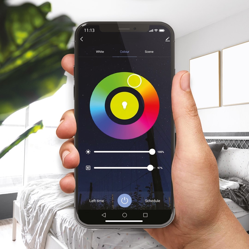 LED RGB Reguliuojama lemputė GU10/5W/230V 2700-6500K Wi-Fi Tuya