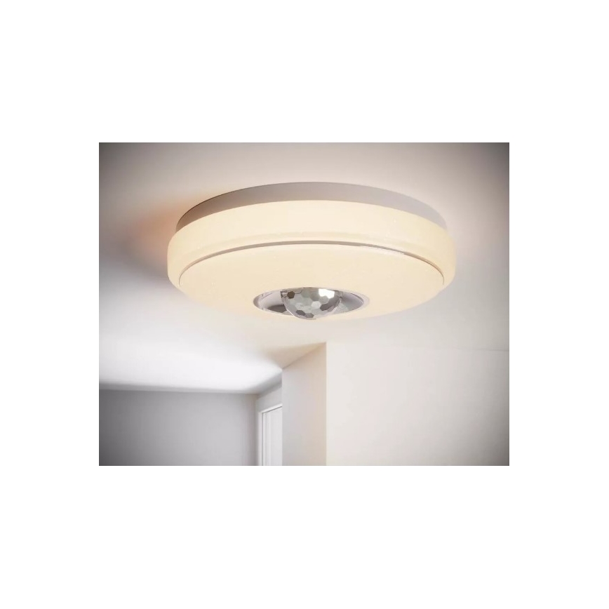 LED RGB Reguliuojamas lubinis šviestuvas MAGIC DISCO LED/18W/230V + valdymo pultas