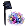 LED RGB Saulės girlianda 50xLED/0,12W/1,2V 1xAA IP44 600 mAh