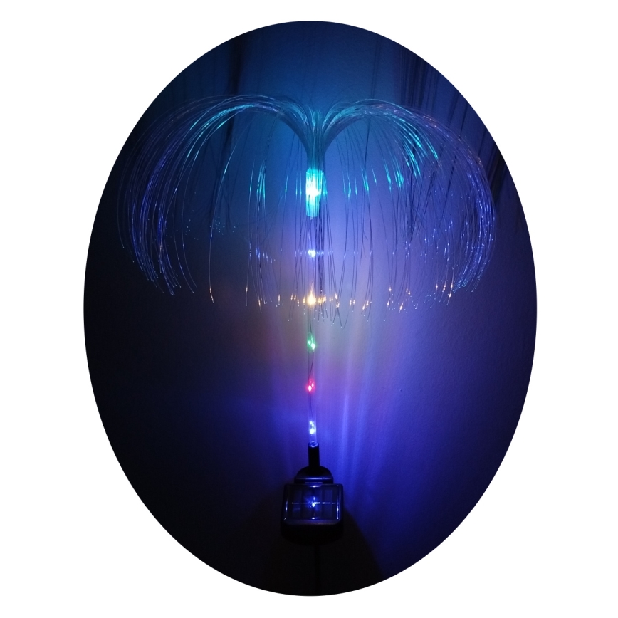 LED RGB saulės šviestuvas LED/1,2V 300 mAh IP44 juodas