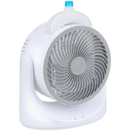 LED RGB stalinis ventiliatorius su rūko efektu 5V