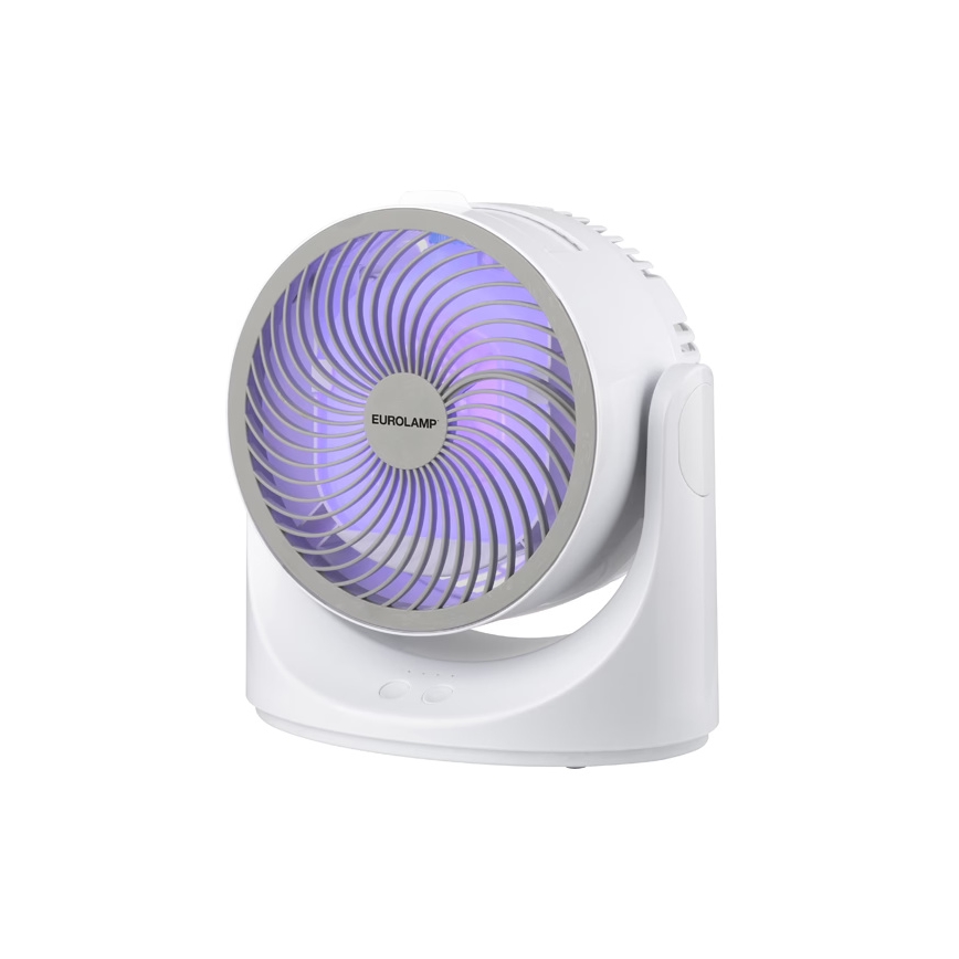 LED RGB stalo ventiliatorius 10W/5V, skersmuo 18,5 cm