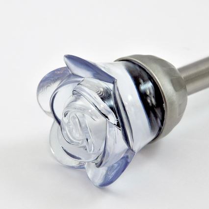 LED RGB šviestuvas, įkraunamas saulės energija ROSE LED/1,2V 100 mAh IP44