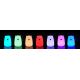 LED RGB Vaikiška liečiama lempa BEAR LED/0,8W/5V mėlyna + USB