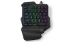 LED RGB Žaidimų klaviatūra vienai rankai 5V
