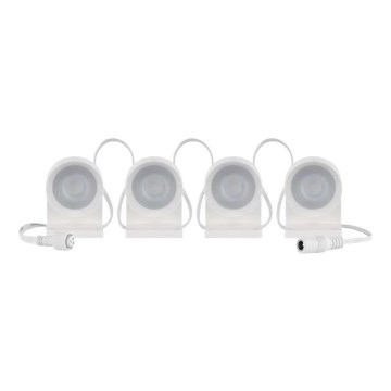 LED RGBIC+CCT dekoratyvinė girlianda su taškiniu apšvietimu GoSmart – praplėtimas 4xLED/7W/230V 85 cm Wi-Fi Tuya