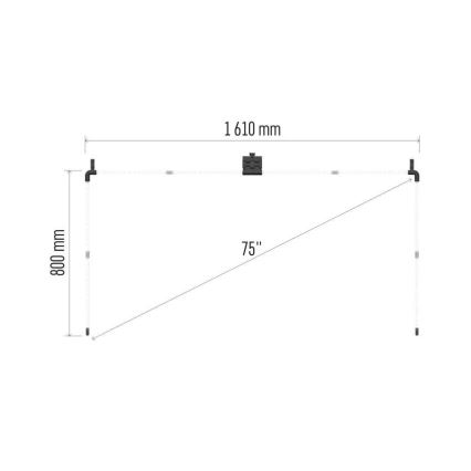 LED RGBIC Juostelė - TV GoSmart LED/24W/230V 75“