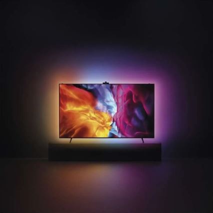 LED RGBIC Pritemdoma juostelė televizoriui GoSmart LED/24W/230V 55“