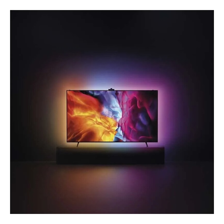 LED RGBIC Pritemdoma juostelė televizoriui GoSmart LED/24W/230V 55“