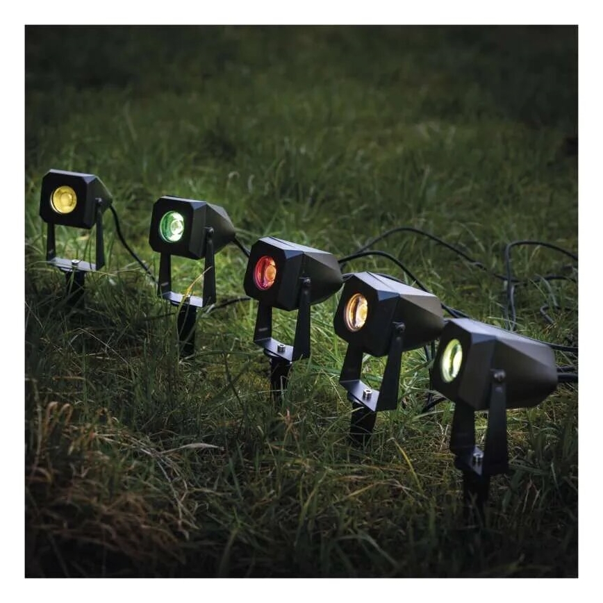 LED RGBIC Pritemdoma lauko lempa GoSmart - prailginimas LED/1,5W/230V 3000-6500K IP65 Wi-Fi Tuya