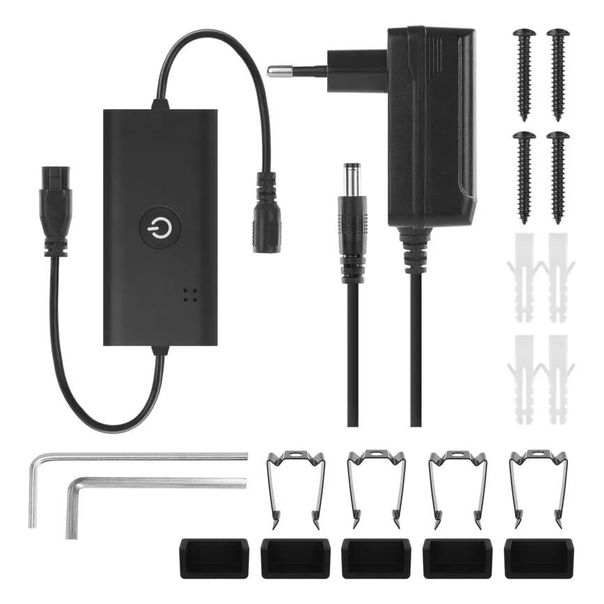 LED RGBIC Pritemdomas toršeras GoSmart LED/20W/230V 2700K Wi-Fi Tuya